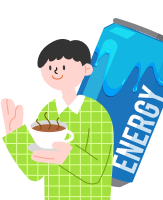 청소년의 카페인음료섭취 카드 이미지